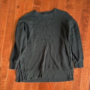Aerie Black Crewneck Sweatshirt